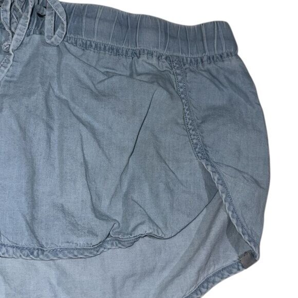 Fabletics Light Blue Drawstring Athletic Shorts - Womens M - Picture 4 of 7